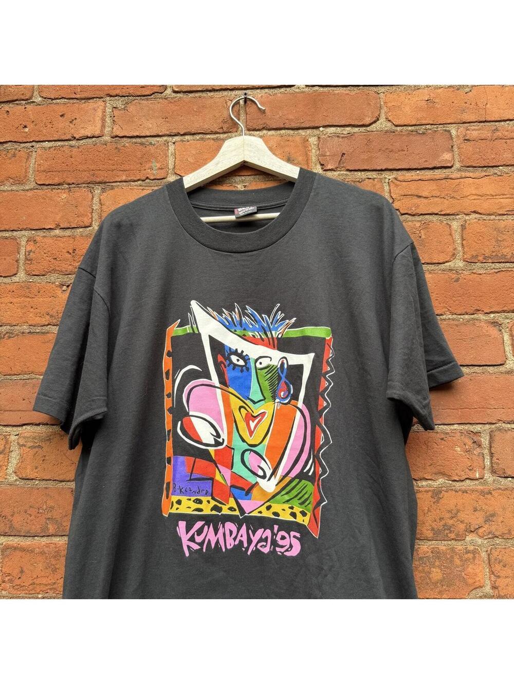 vintage kumbaya music festival t shirt 1995 XL canada cancon